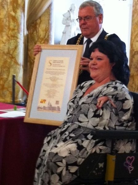 Winner of the first ever Owain Glyndwr Seren Award